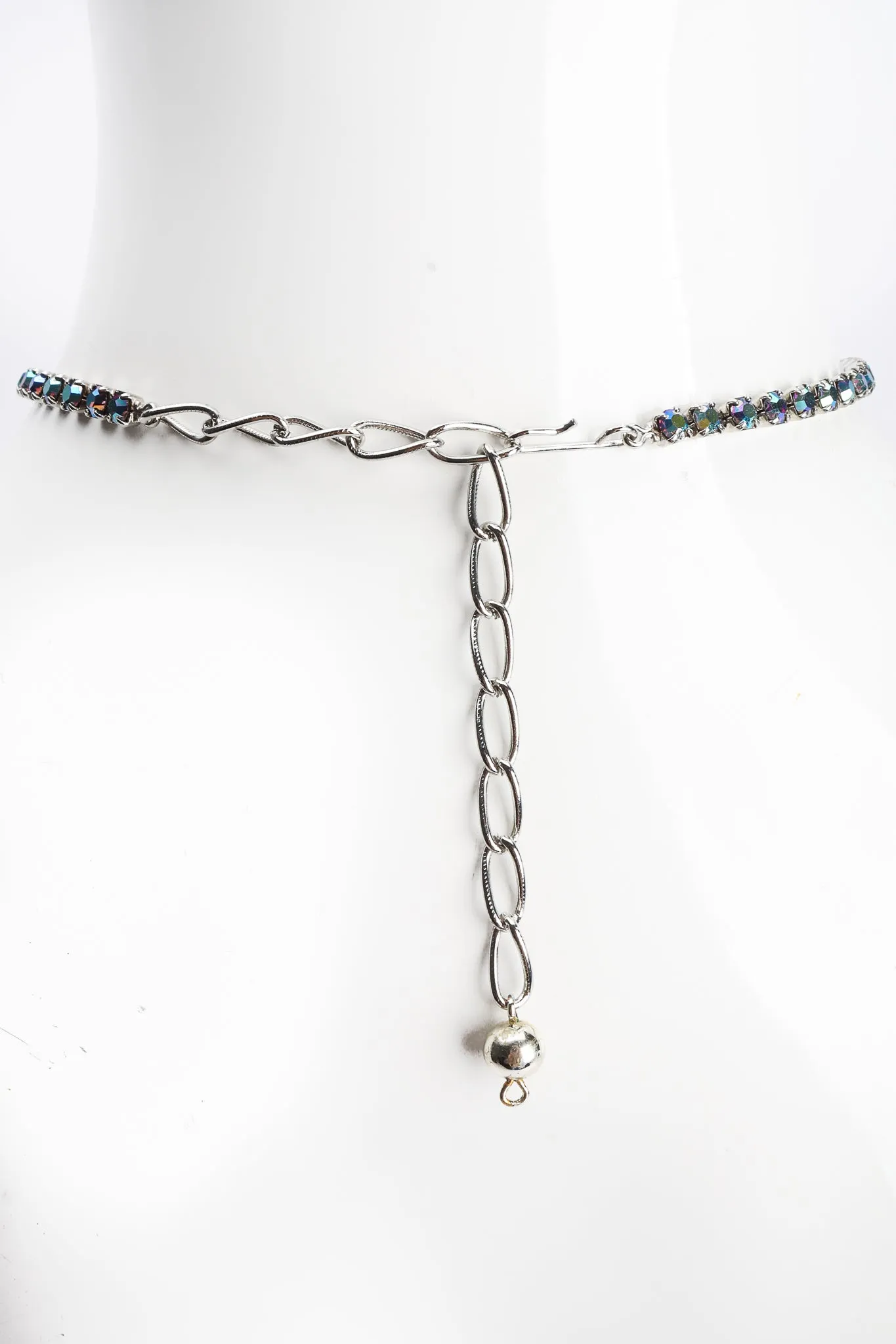 Crystal Necktie Necklace