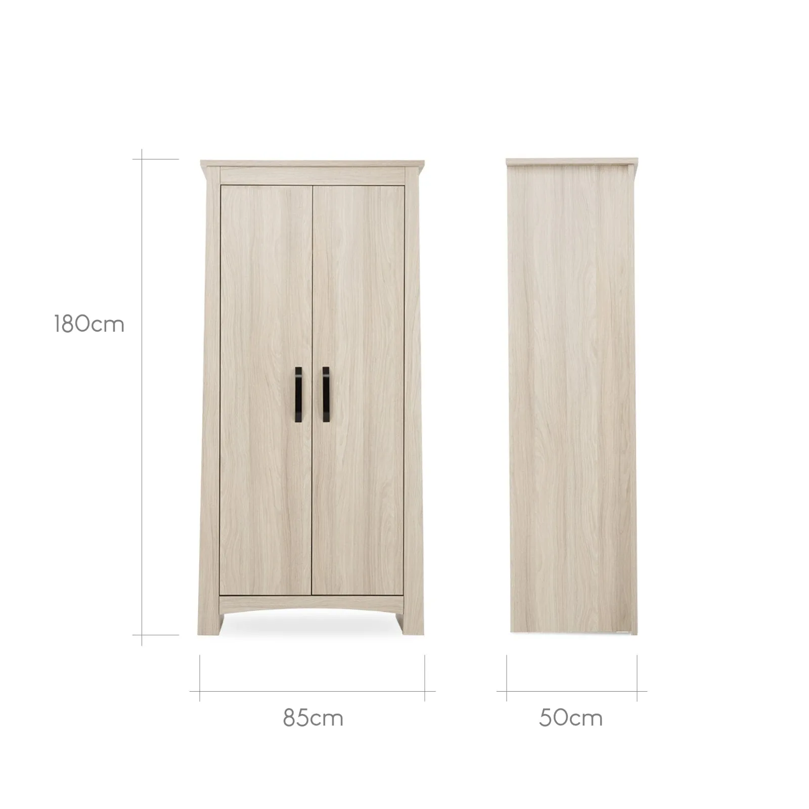 CuddleCo Isla Wardrobe - Ash