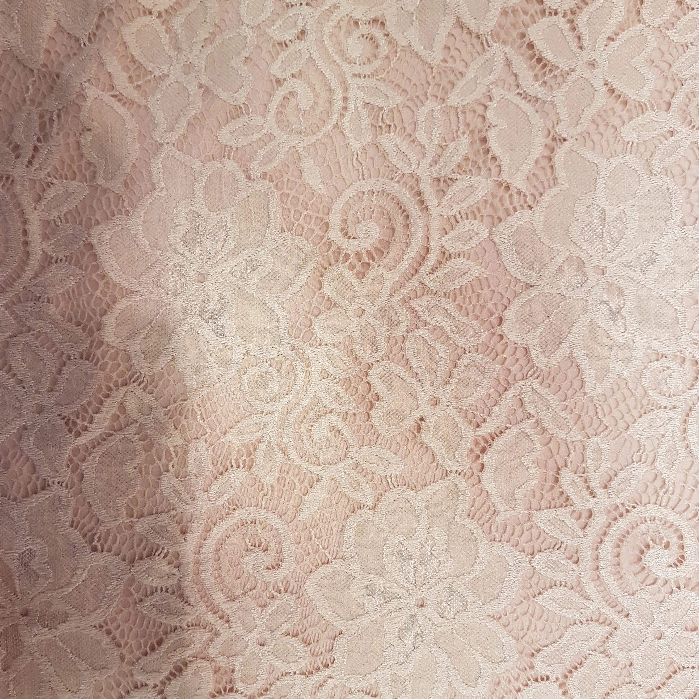 Curve & Plus Size Boho Lace Dress, Pink Blush Lace Wrap Dress #1124