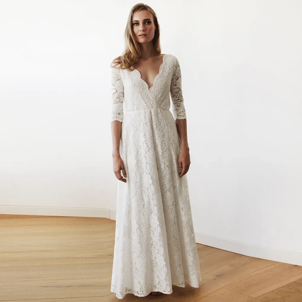 Curvy Wrap Dress #1124