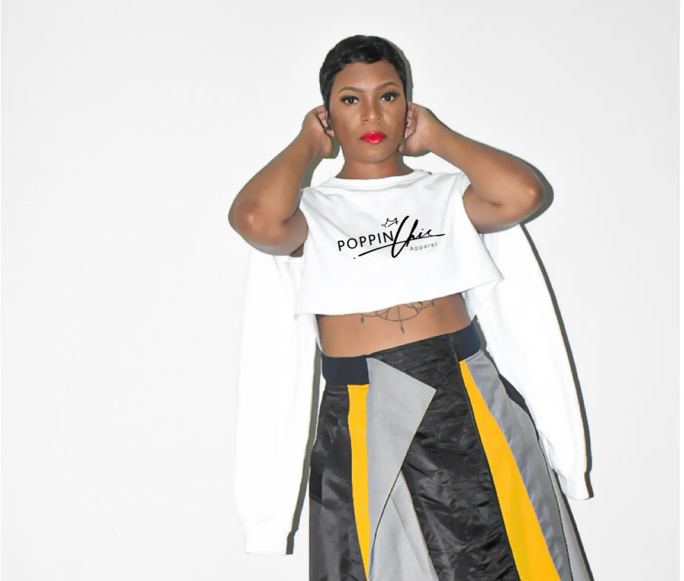 Custom POP Out Cape Sleeved Sweatshirt