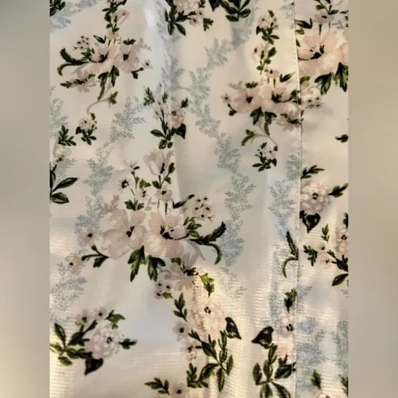 DANIELLE BERNSTEIN 14 White Floral Mini Dress WEWOREWHAT