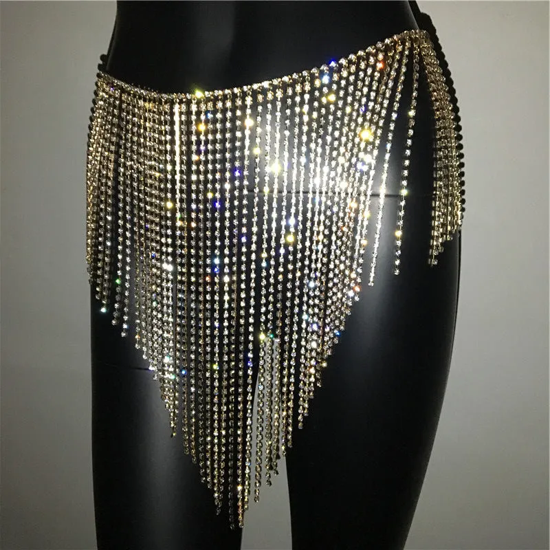 Diamante Tassel Skirt