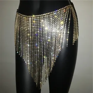Diamante Tassel Skirt