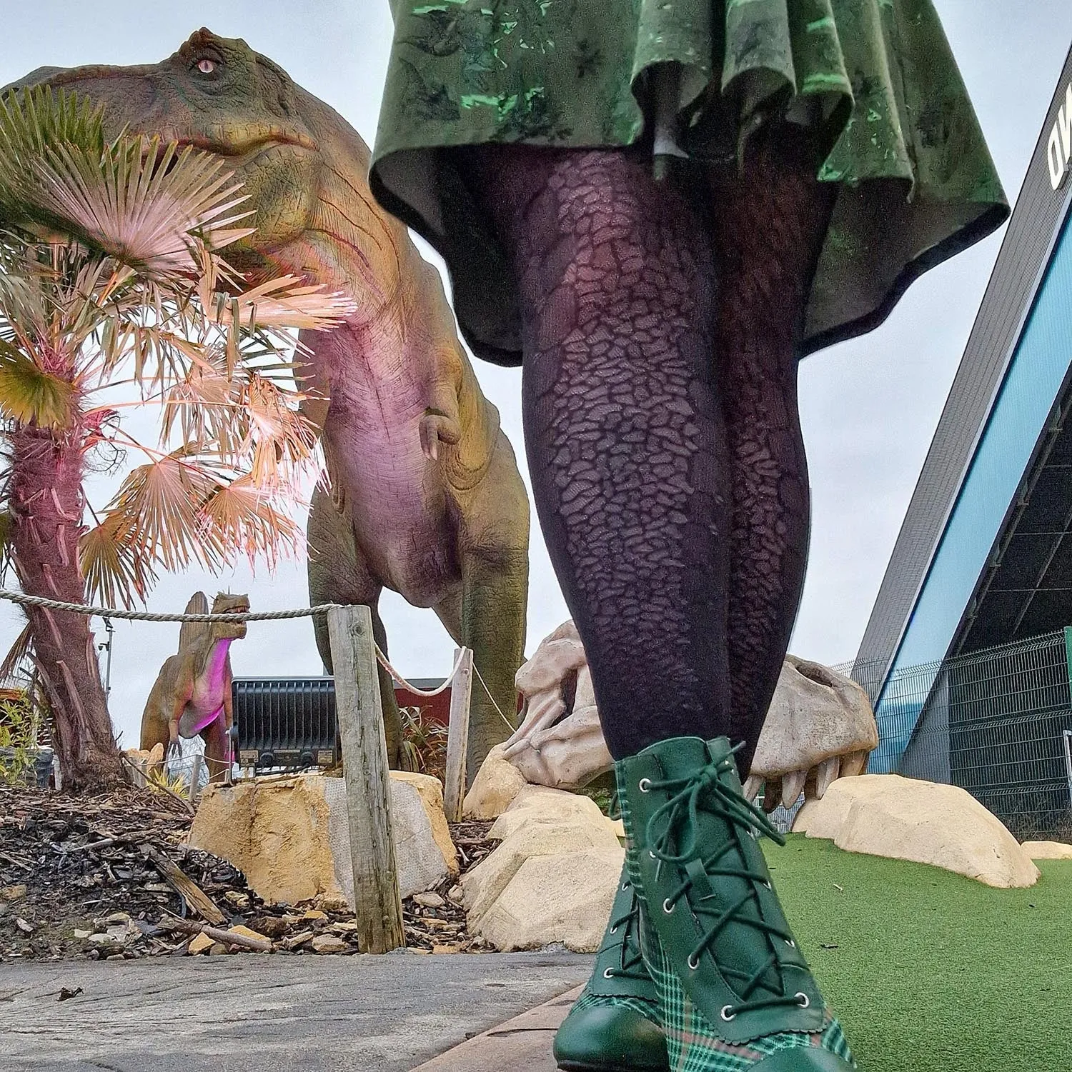 Dinosaur Wrap Dress - Brachio de Joy