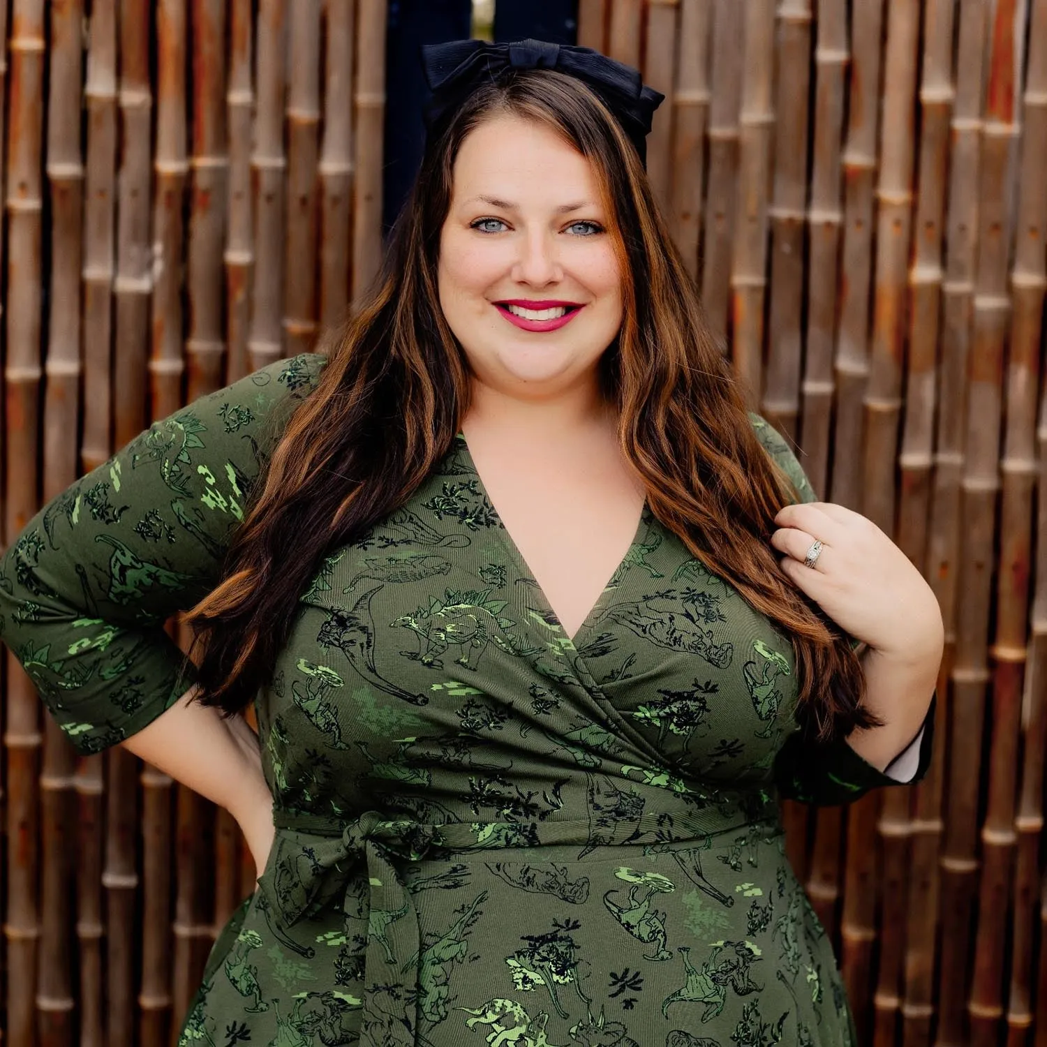 Dinosaur Wrap Dress - Brachio de Joy