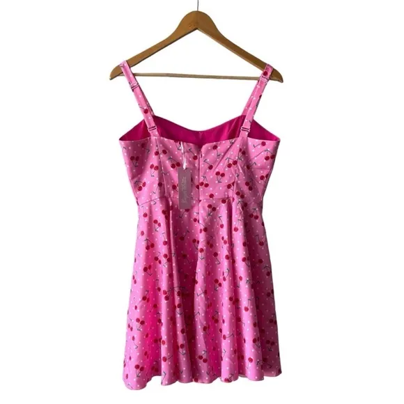 Dolls Kill Sugar Thrillz Cherry Munroe Mini Dress Medium