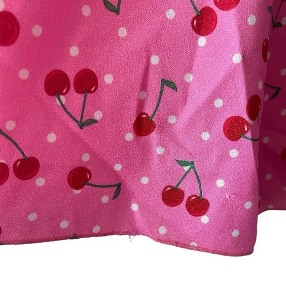 Dolls Kill Sugar Thrillz Cherry Munroe Mini Dress Medium