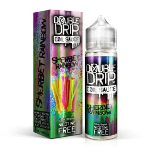 Double Drip E-Liquid Sherbet Rainbow Short Fill E-Liquid 50ml