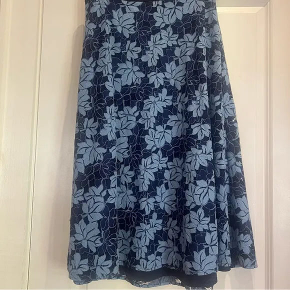 Draper James A-line lace skirt