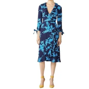 Draper James Geranium Floral Wrap Dress Size 2 Oversized