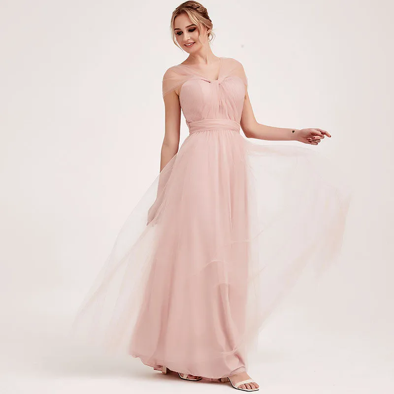 Dusty Pink MULTI WAY Tulle Bridesmaid Dress