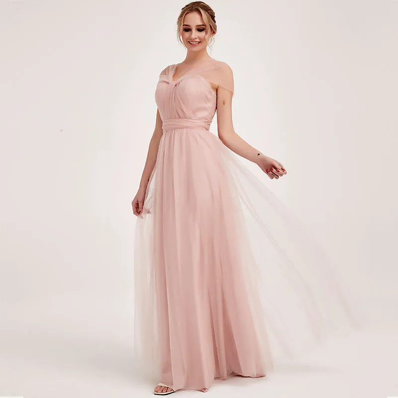 Dusty Pink MULTI WAY Tulle Bridesmaid Dress