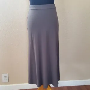 Eileen Fisher A-Line Midi Skirt XXS Grey