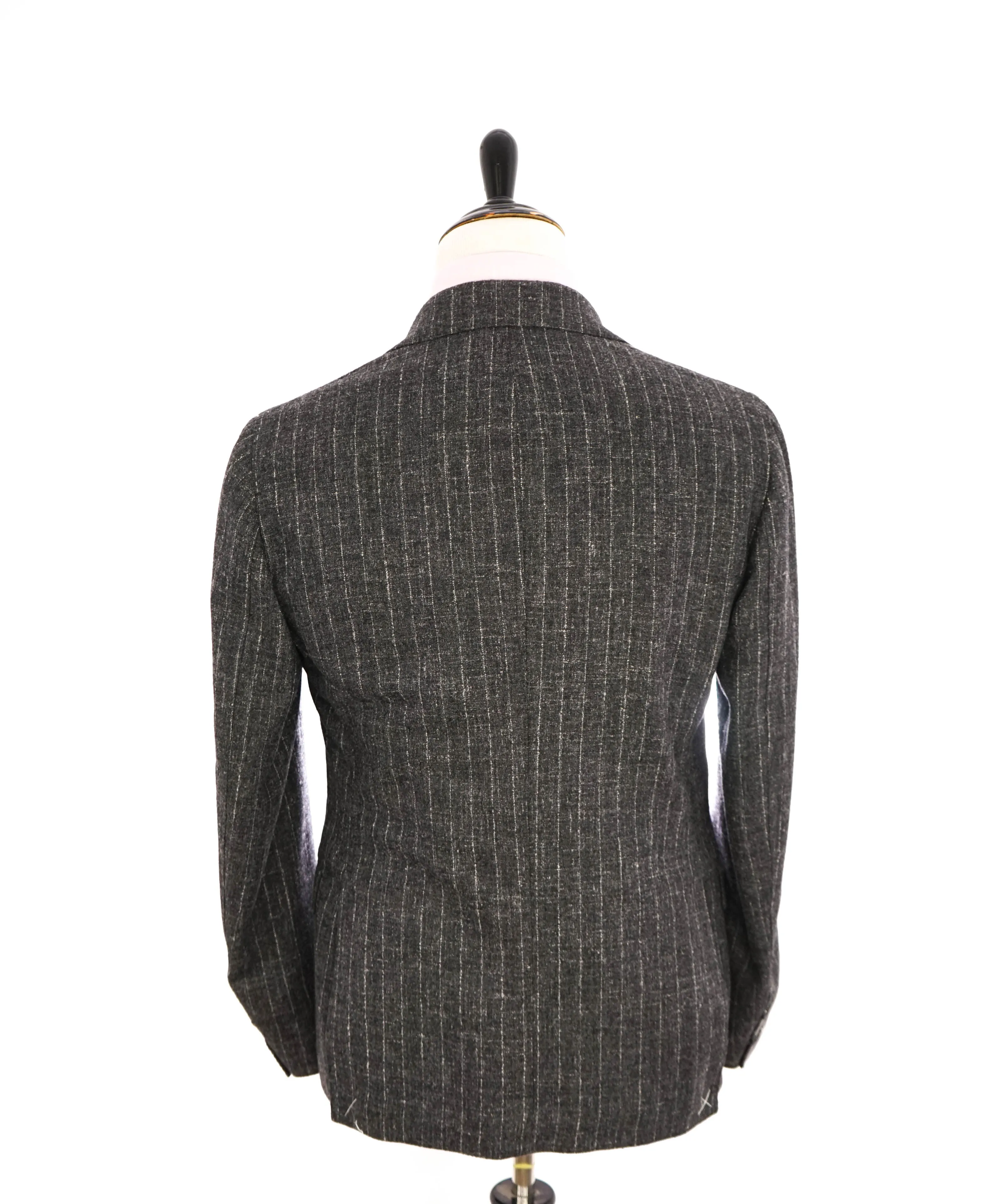 ELEVENTY - ALPACA Chalk Stripe Double Breasted Gray Suit - 40 US (50EU)