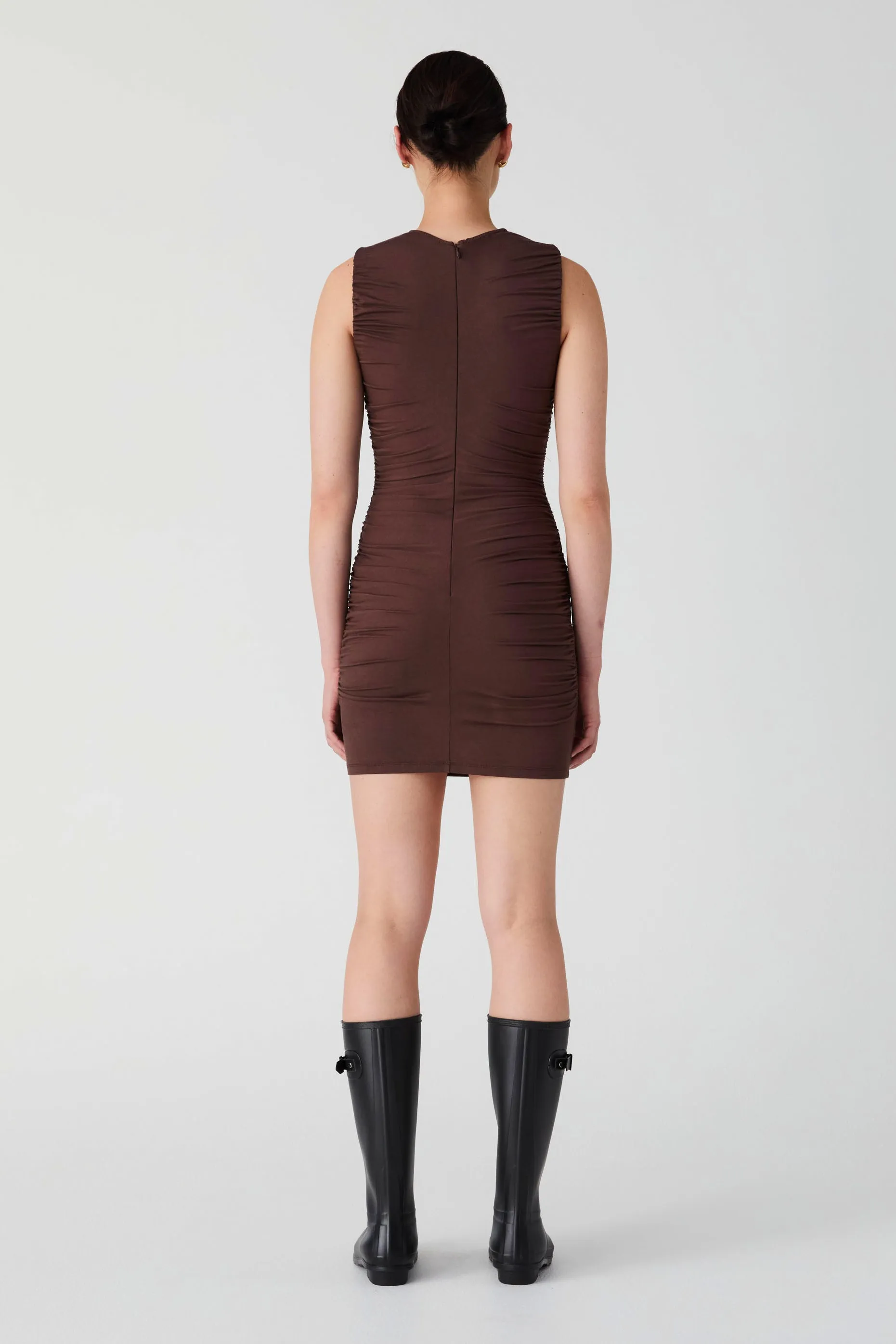EMEROY MATTE JERSEY MINI DRESS
