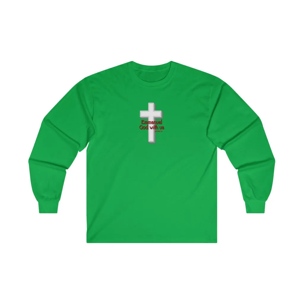 Emmanuel God With Us Men’s Ultra Cotton Long Sleeve Tee