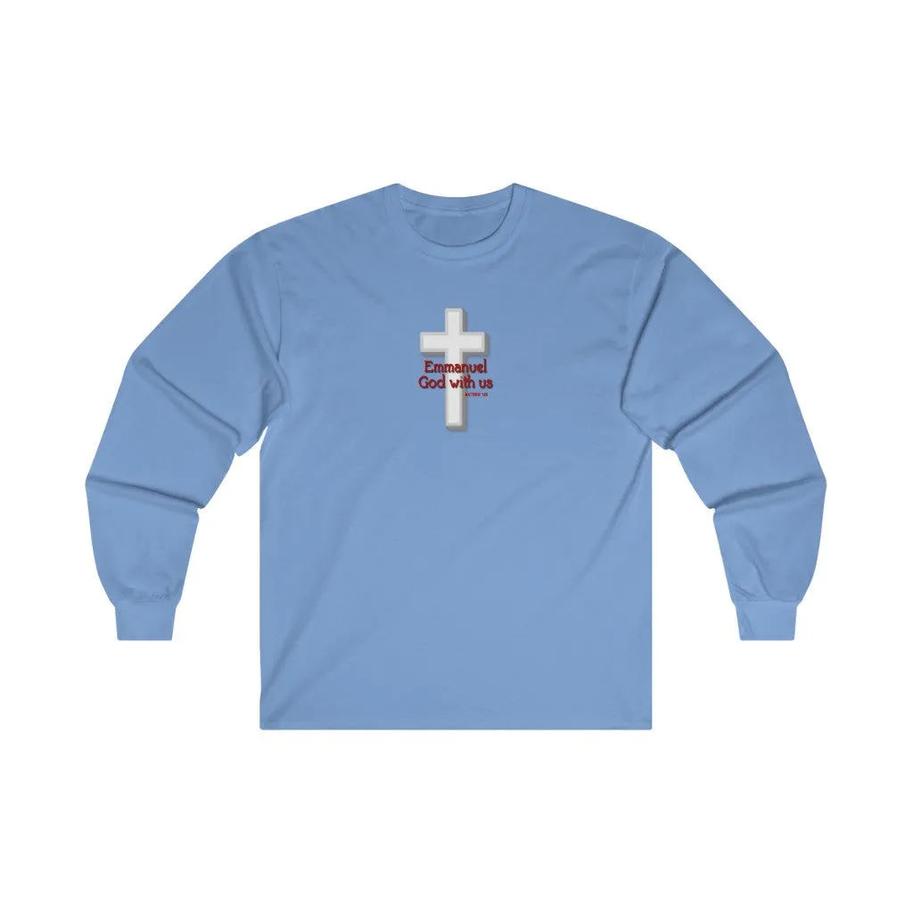 Emmanuel God With Us Men’s Ultra Cotton Long Sleeve Tee