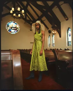 Esther Ragged Wrap Dress