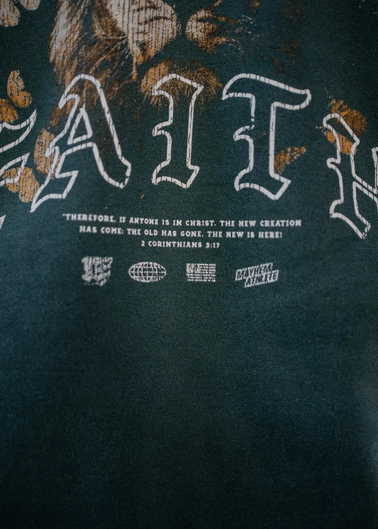 Faith Lion IV Butterflies Crewneck