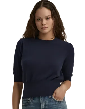 Favorite Daughter - The Elena Cashmere Top - Navy
