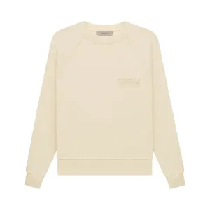 FEAR OF GOD ESSENTIALS LOGO CREW NECK SWEAT EGG SHELL COLOR