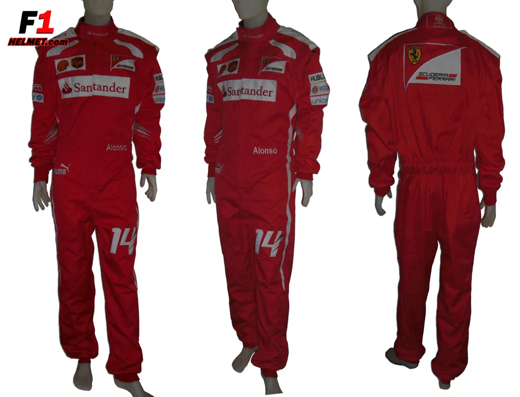 Fernando Alonso 2014 Replica racing suit / Ferrari F1