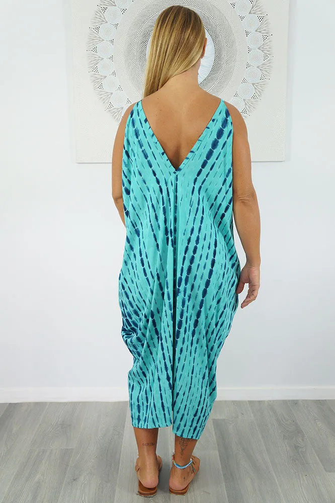Festival Dress "Crackle" Tie Dye