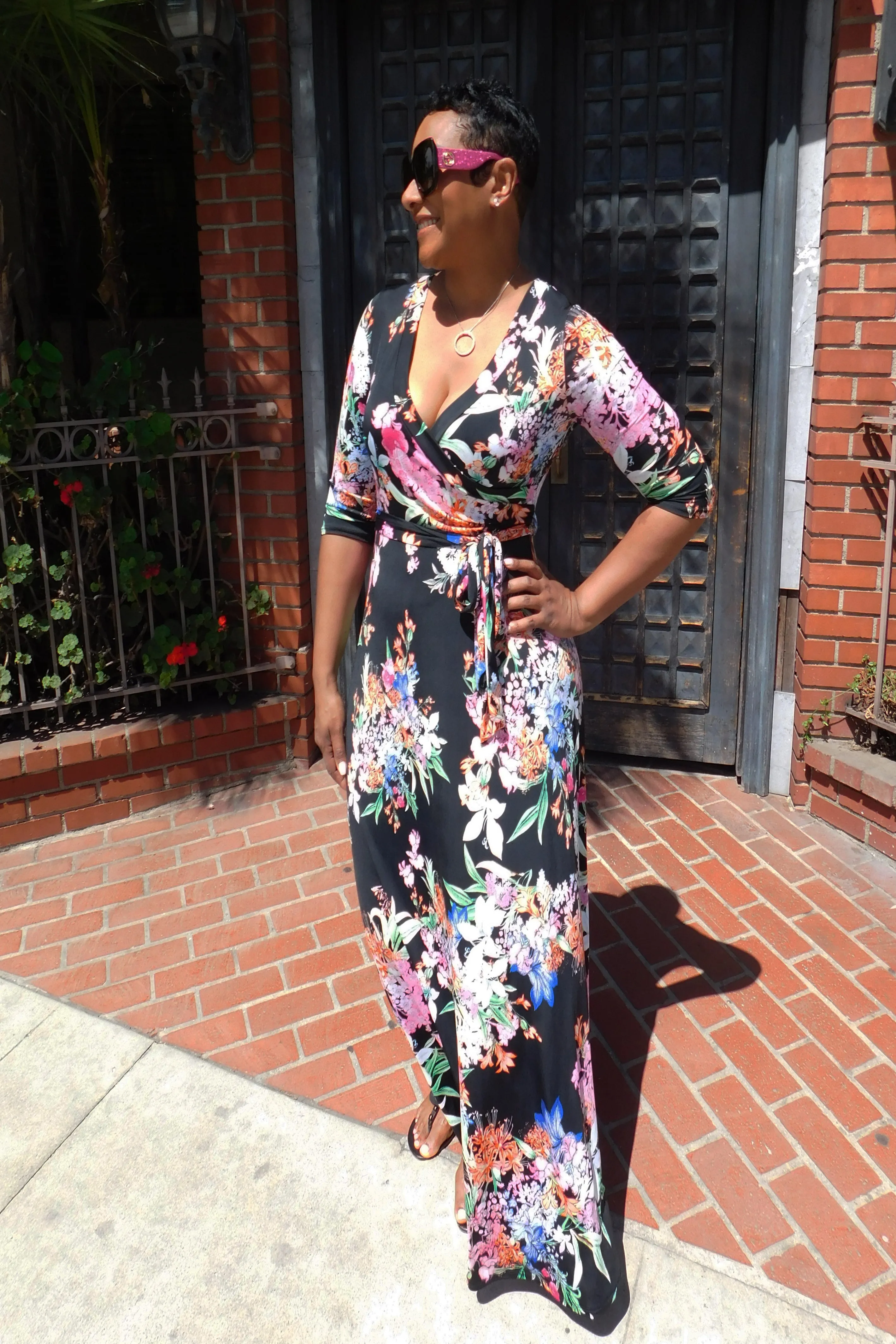 Flora Wrap Dress