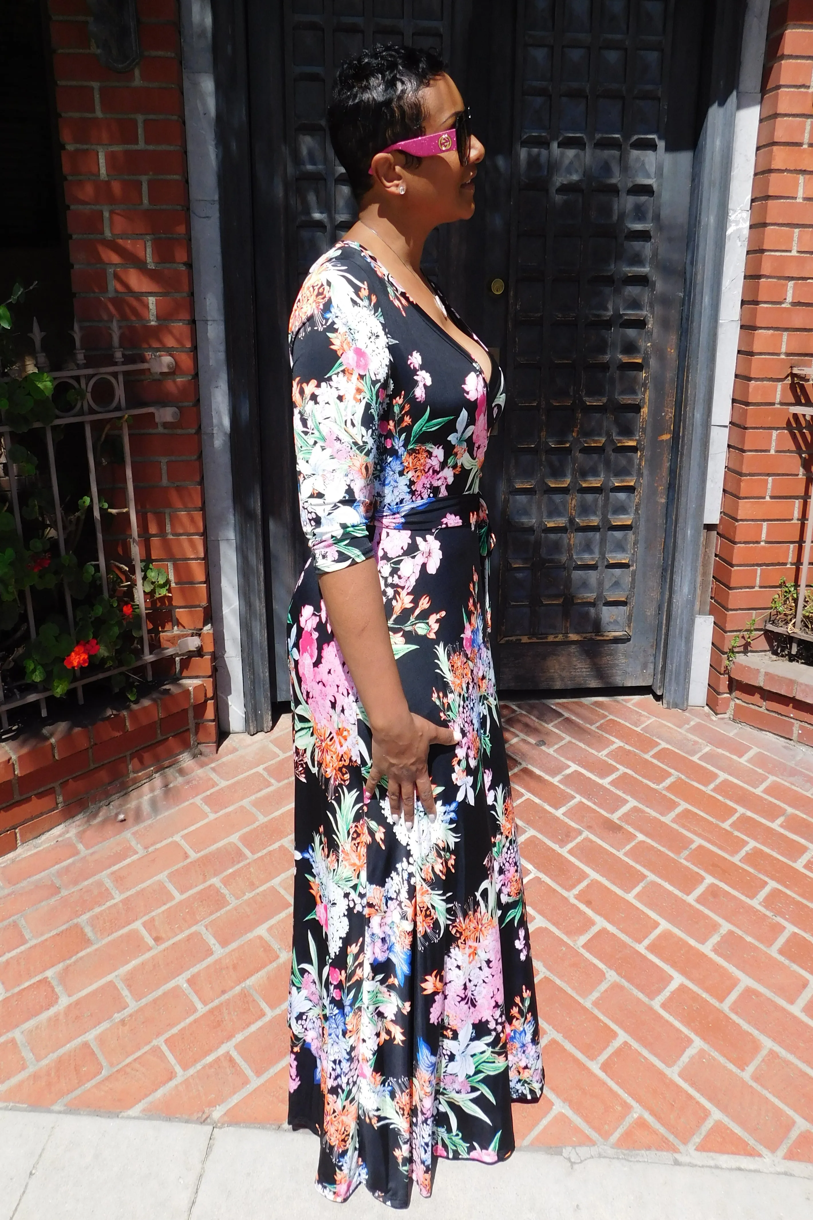 Flora Wrap Dress