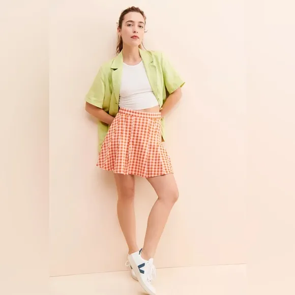 Free People Honey Pleated Skirt