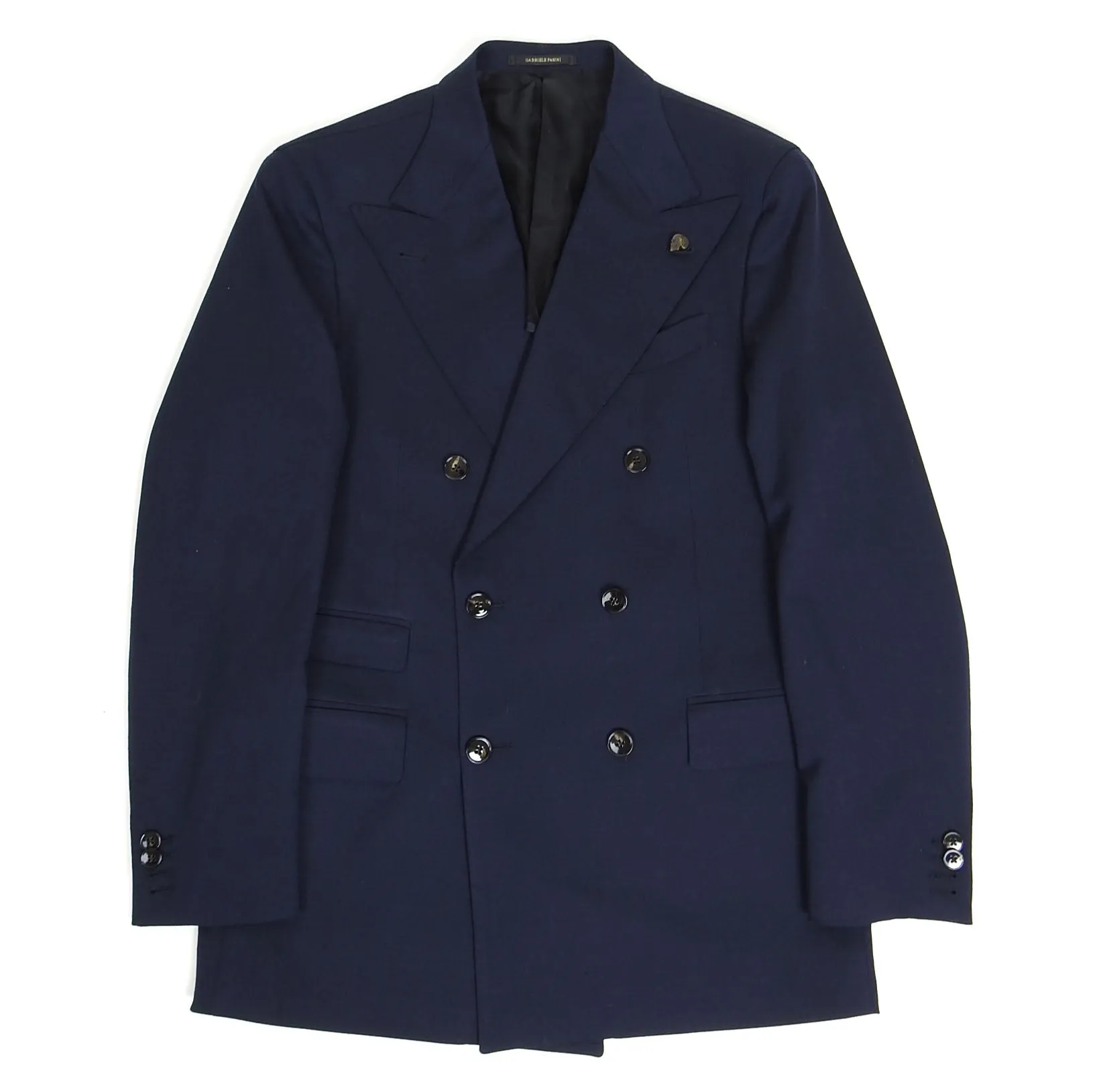 Gabriele Pasini Double Breasted Wool 2 Piece Suit Size 48