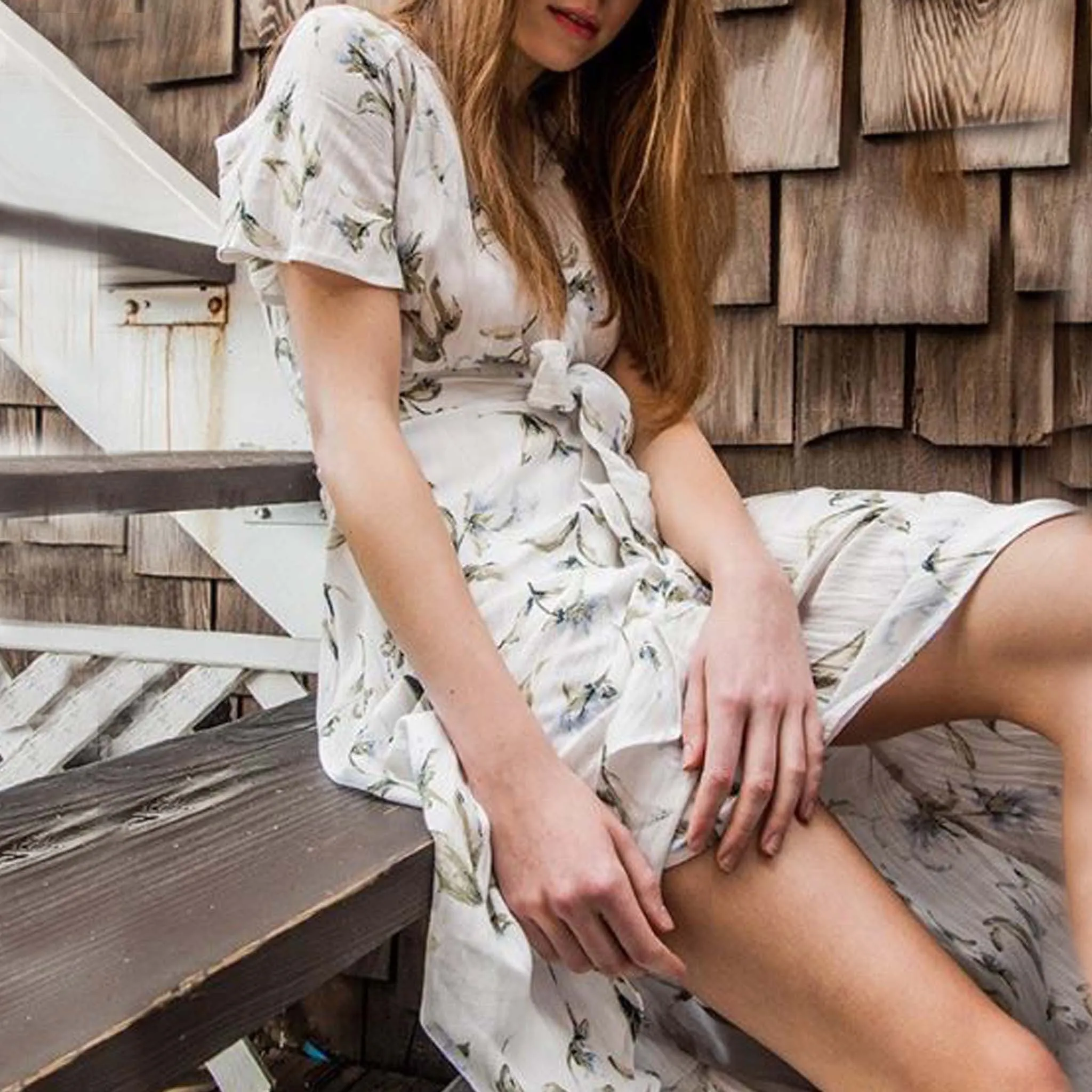 Georgia Sweet Wrap Maxi Dress