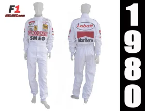 Gilles Villeneuve 1980 Replica racing suit / Ferrari F1