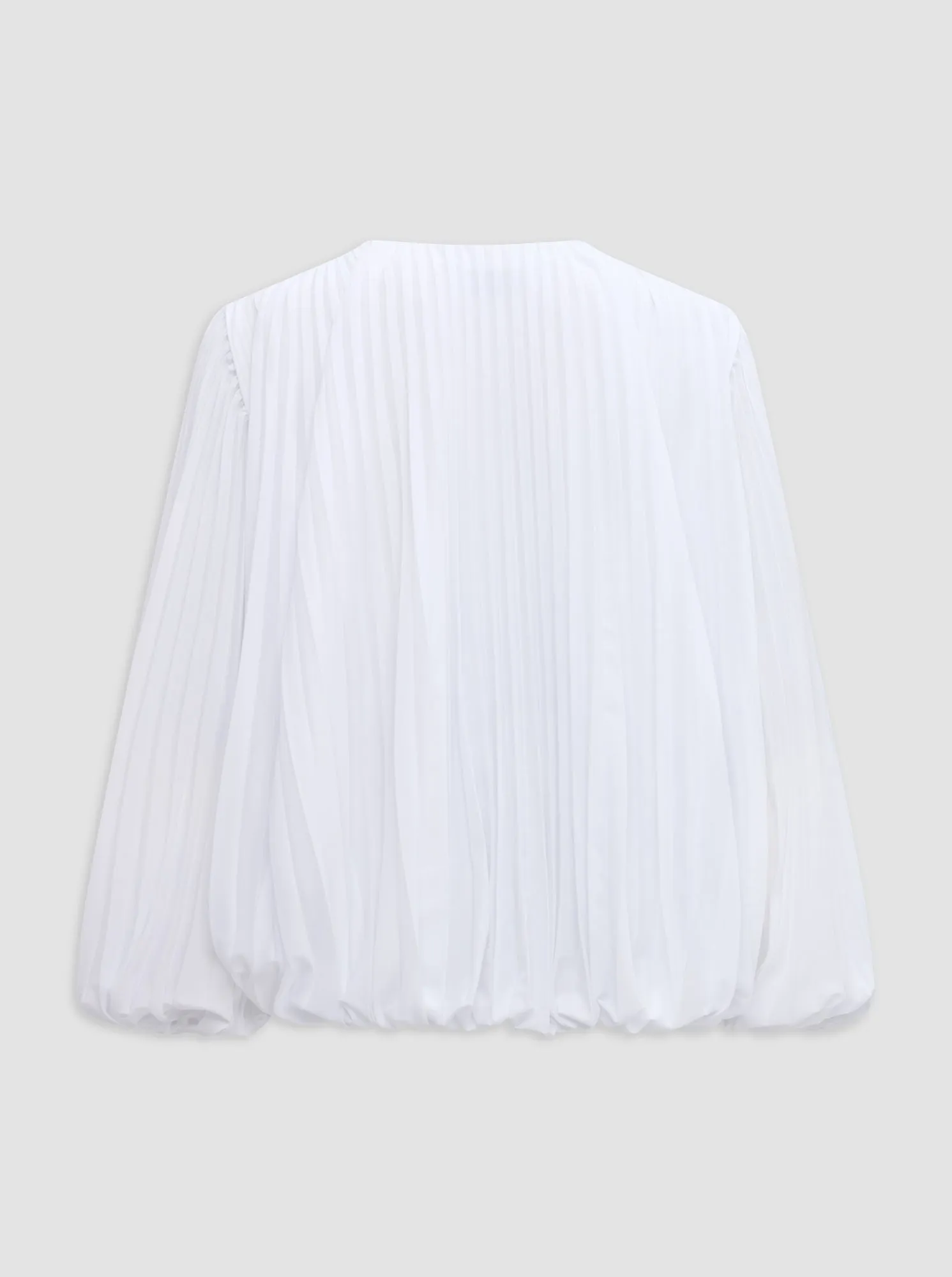 GIULIA pleated top White