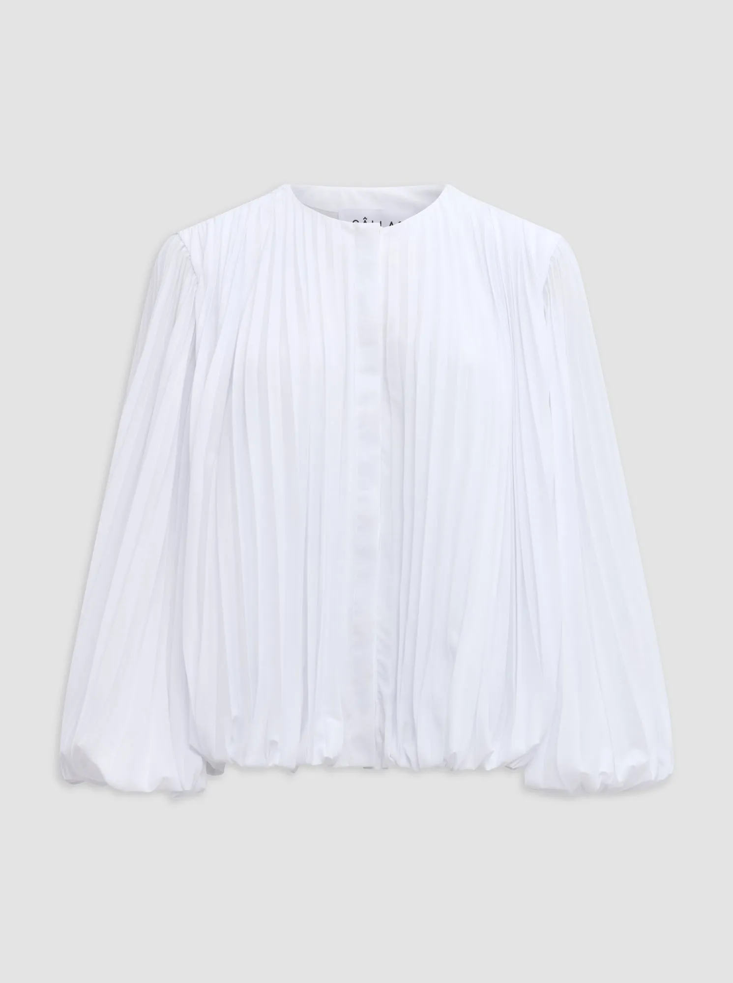 GIULIA pleated top White