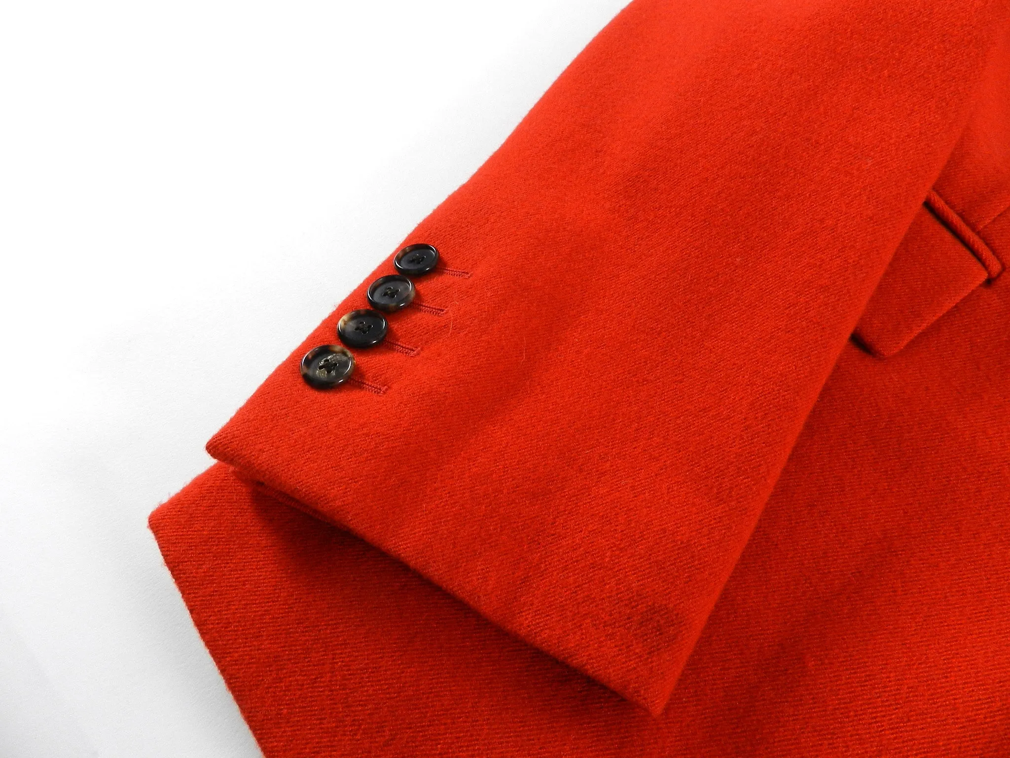 Givenchy Fall 2012 Red Wool Two Button Slim Fit Blazer- 36