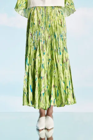 Greenfinch Wrinkle Pleated Skirt