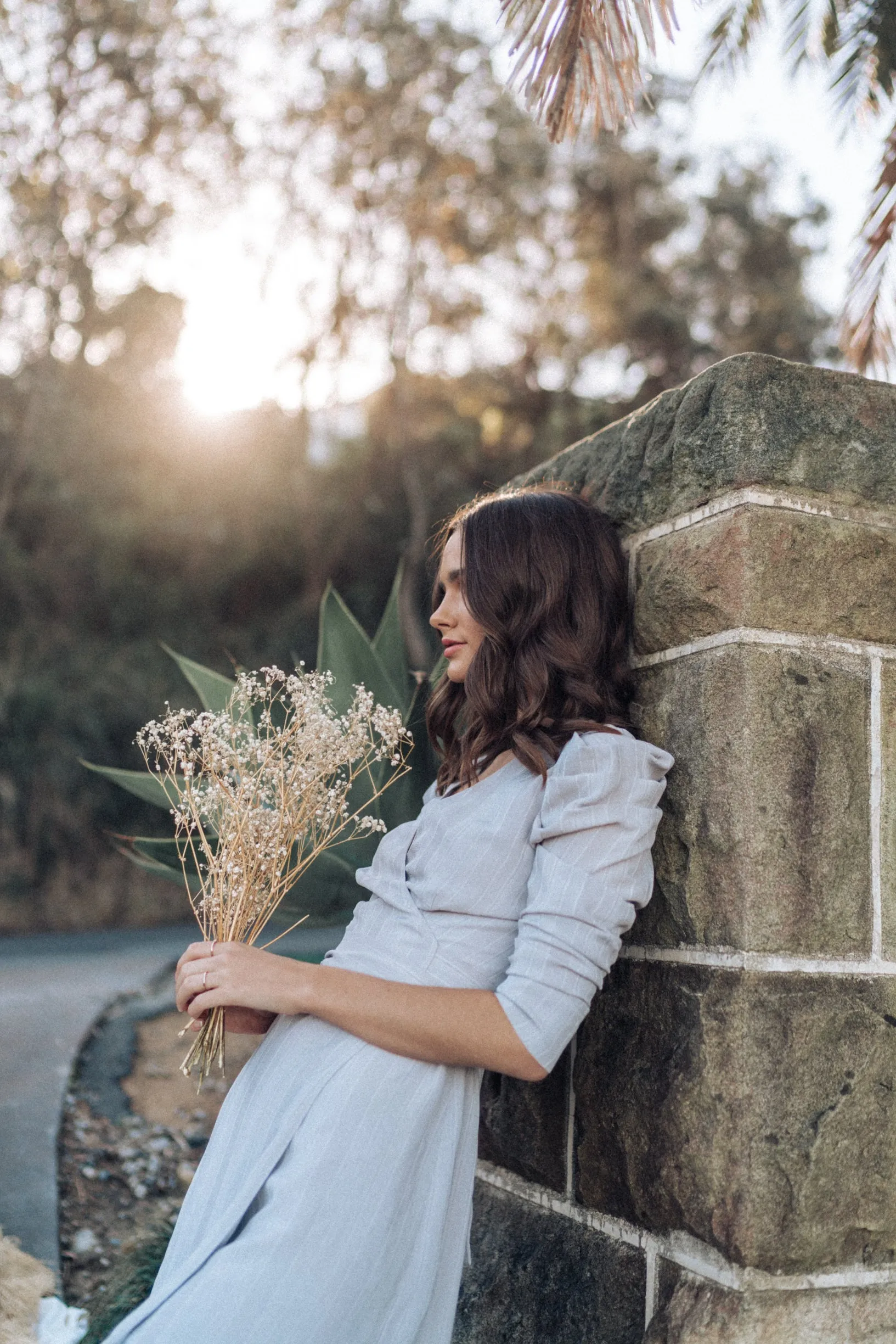 Halette Wrap Dress - Silver