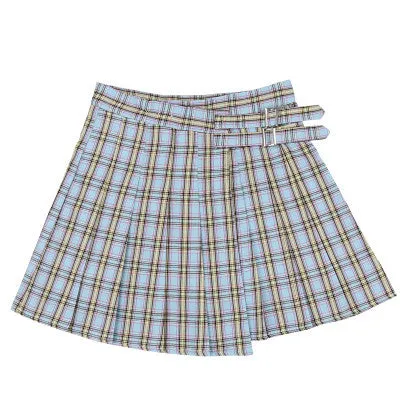 Harajuku Plaid Pleated Skirt YC20480
