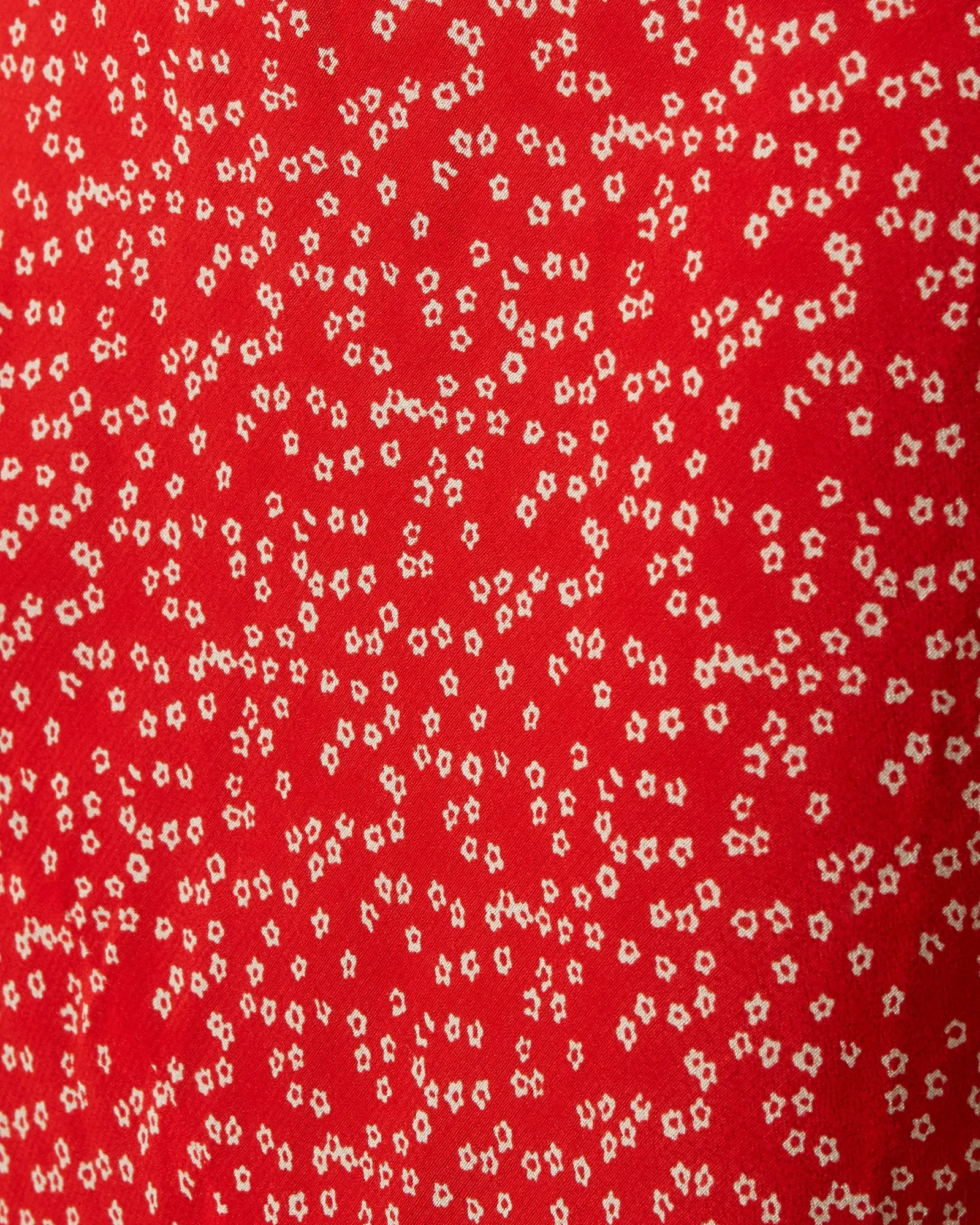 Helena dress, Red Micro Ditsy