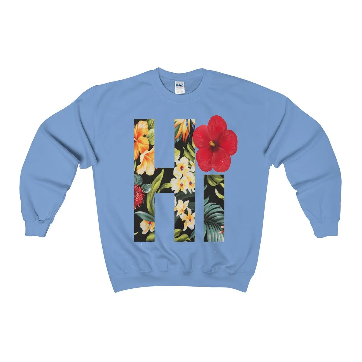 Hi Floral Unisex Heavy Blend™ Crewneck Sweatshirt