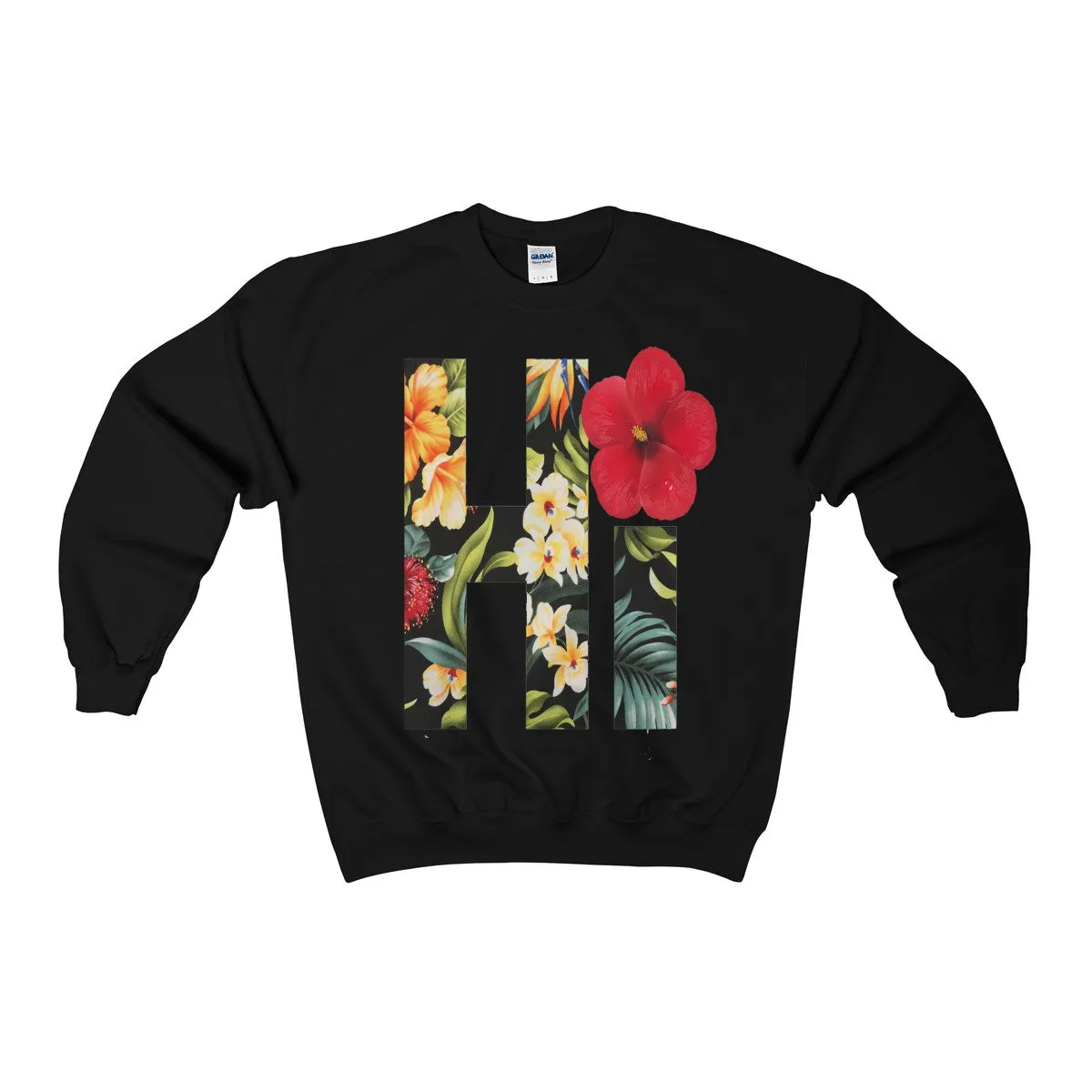 Hi Floral Unisex Heavy Blend™ Crewneck Sweatshirt