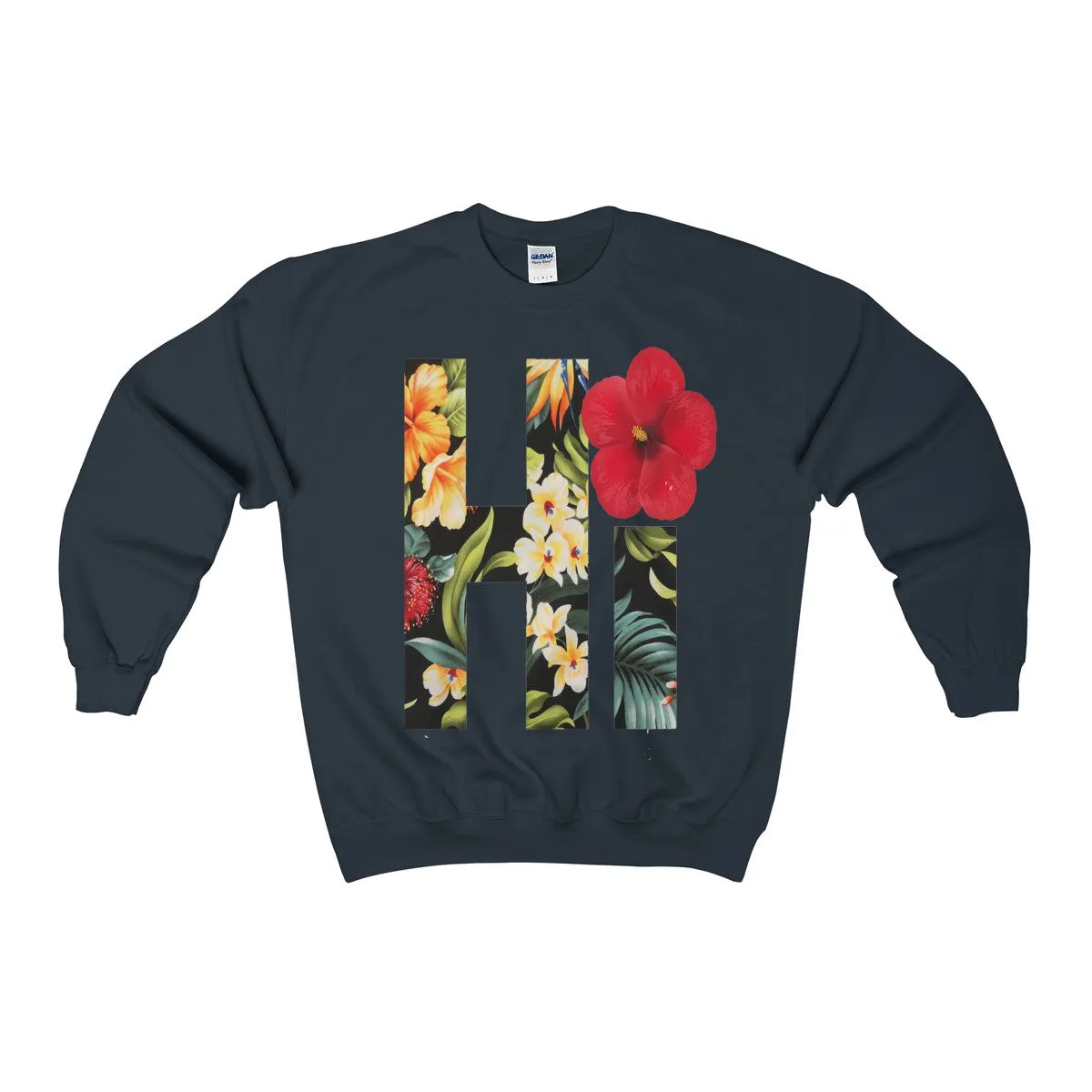 Hi Floral Unisex Heavy Blend™ Crewneck Sweatshirt