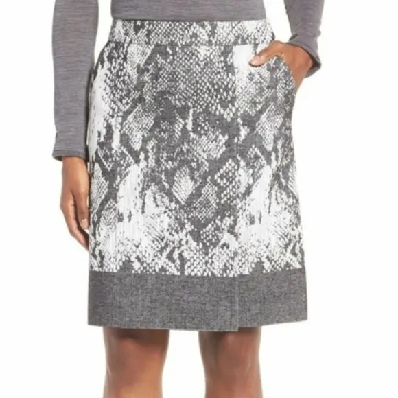 Hugo Boss Vaneki Snake Skirt