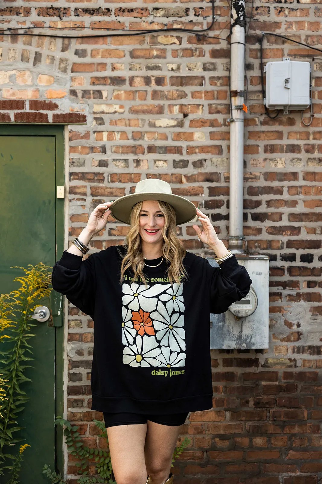 i am the somebody unisex oversized crewneck sweatshirt