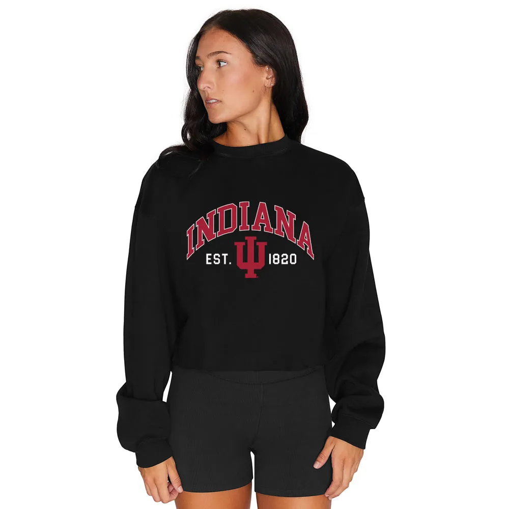 Indiana Hoosiers Black Crewneck