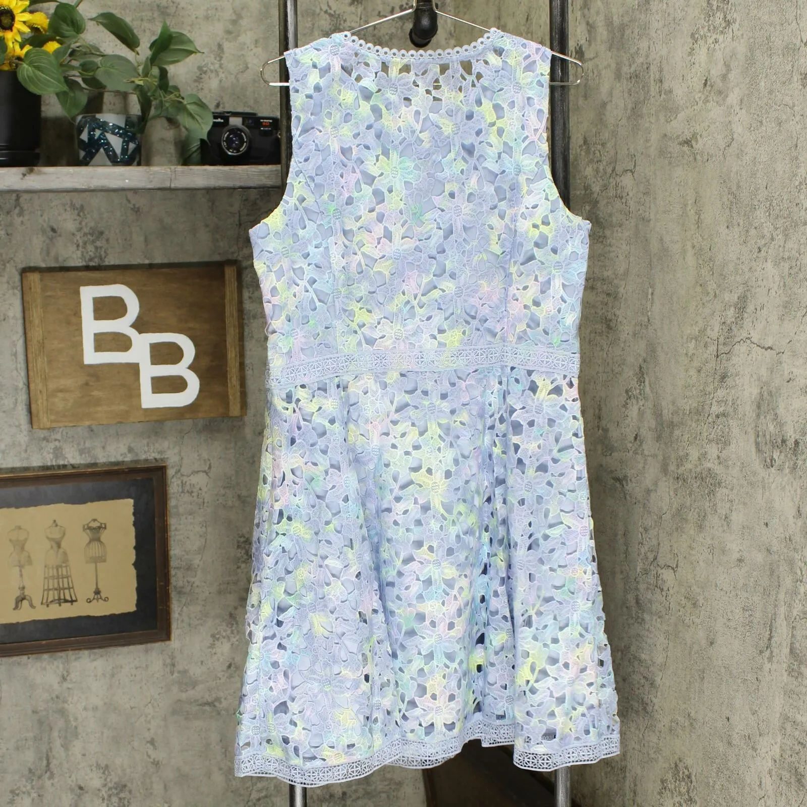 Isaac Mizrahi Live! Special Edition Women's Printed Lined Lace Dress