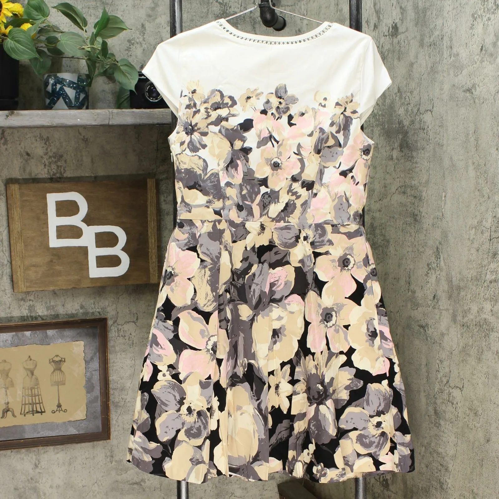Isaac Mizrahi Live! Women's Engineered Floral Print Woven Dress