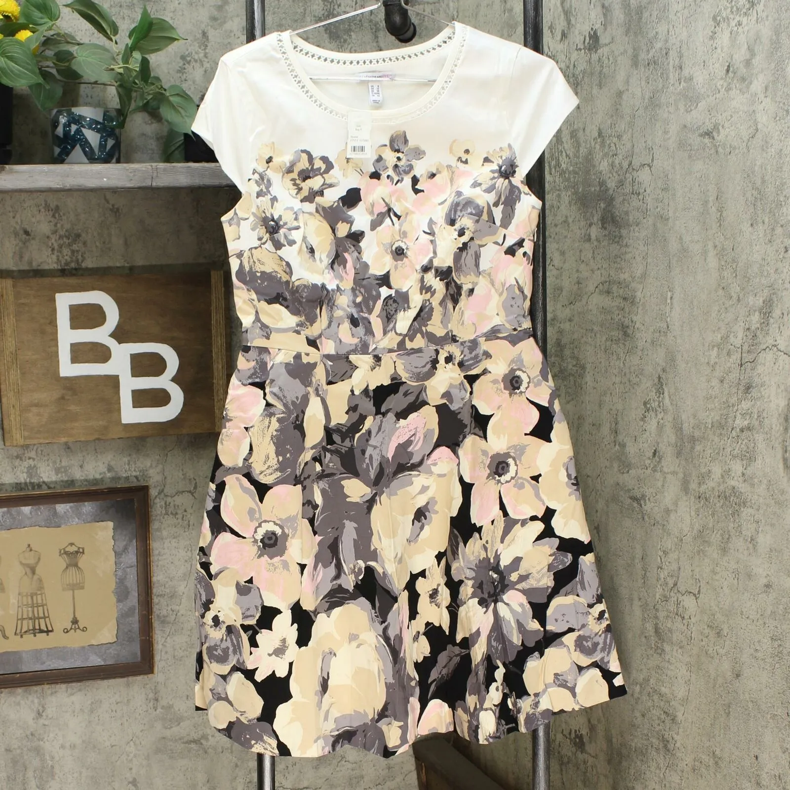 Isaac Mizrahi Live! Women's Engineered Floral Print Woven Dress